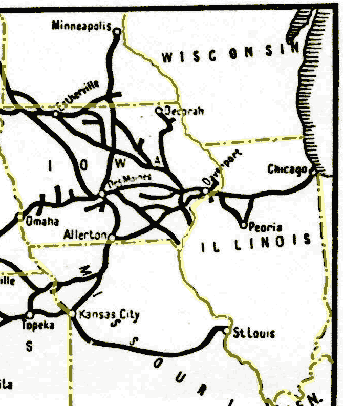 Rock Island System Map